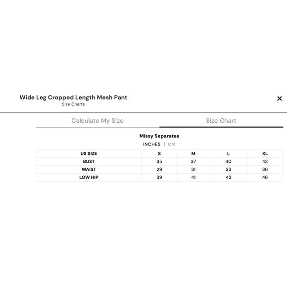 Alex Evenings Wide Leg Chiffon Cropped Mesh Pant Womens Large New Flowy Formal - Picture 10 of 10